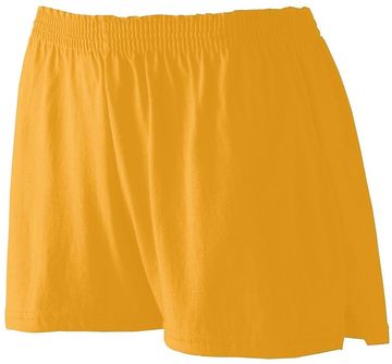 Augusta Girls Trim Fit Heavyweight 50/50 polyester/cotton Jersey Shorts